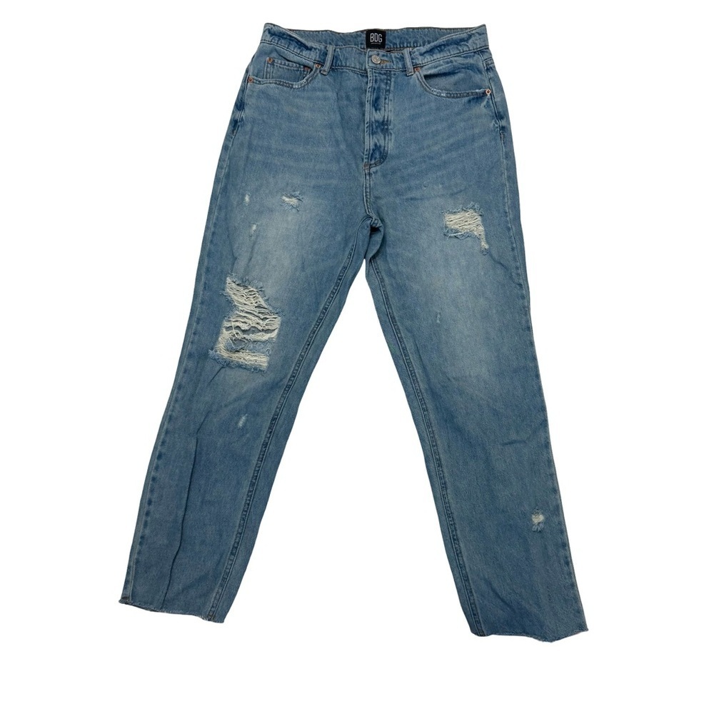BDG Urban Outfitters Light Blue Denim Jeans Slim Straight Size 30 RN#66170